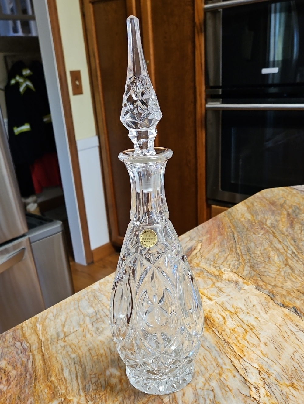Vintage PRINCESS HOUSE Lead Crystal Liquor/Wine Decanter West Germany